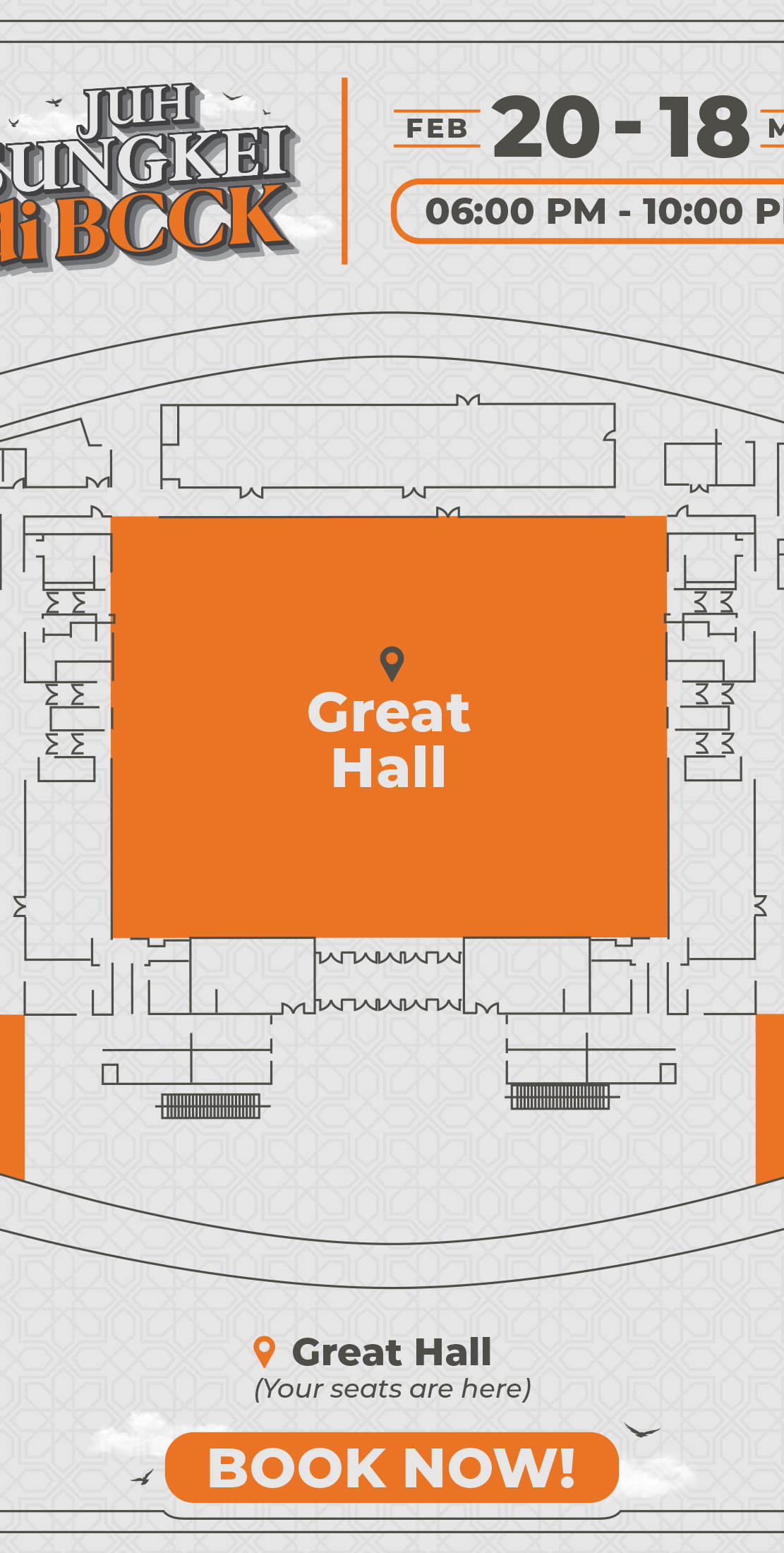 Juh Sungkei Di BCCK (Great Hall)